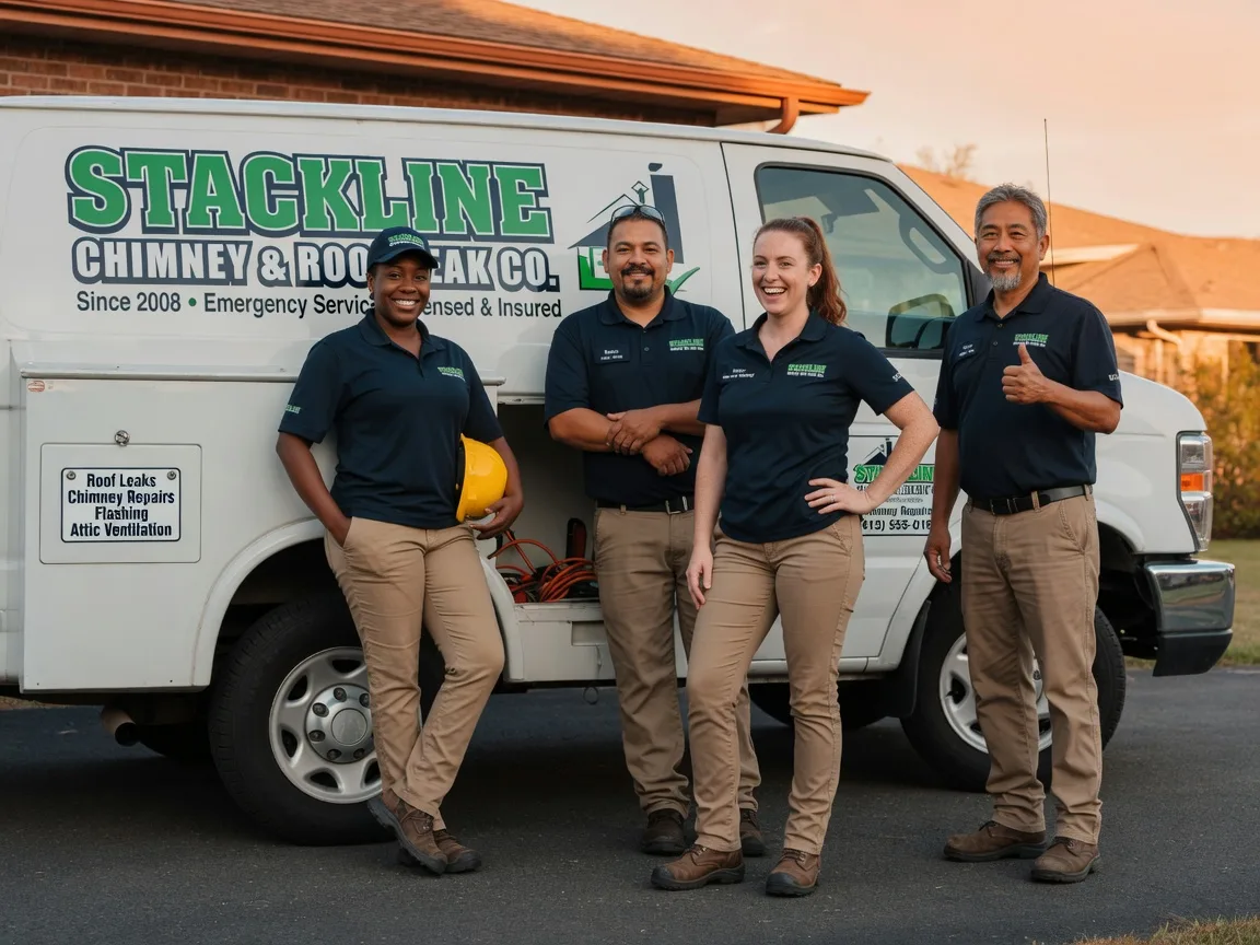Chimney flashing repair company in Southmont, NC